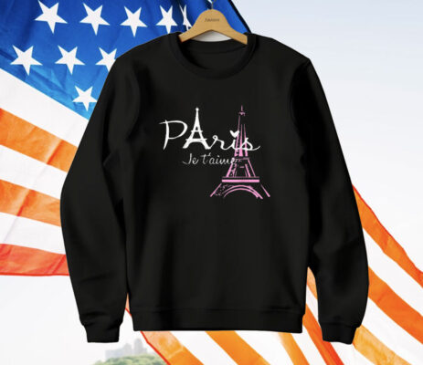 I Love Paris Eiffel Tower France French Souvenir T-Shirt