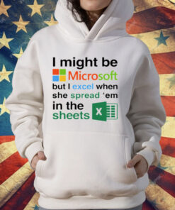 I Might Be Microsoft But I Excel When She Spread Em In The Sheets T-Shirt