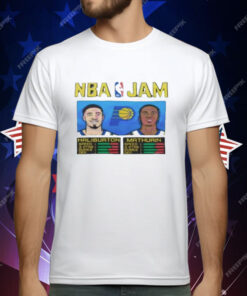 Indiana Pacers Nba Jam Haliburton And Mathurin T-Shirt