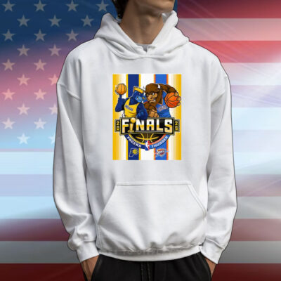 Indiana Pacers Vs Oklahoma City Thunder 2025 NBA Finals Mascot T-Shirt