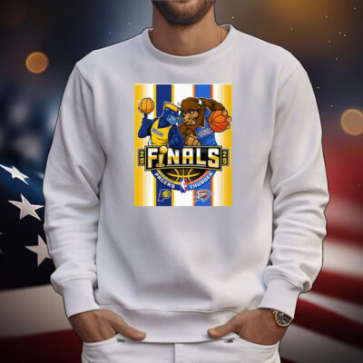 Indiana Pacers Vs Oklahoma City Thunder 2025 NBA Finals Mascot T-Shirt