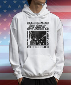 Justin Timberlake The Timberlake Times See You At The Show Live 2025 Newspaper Tour T-Shirt