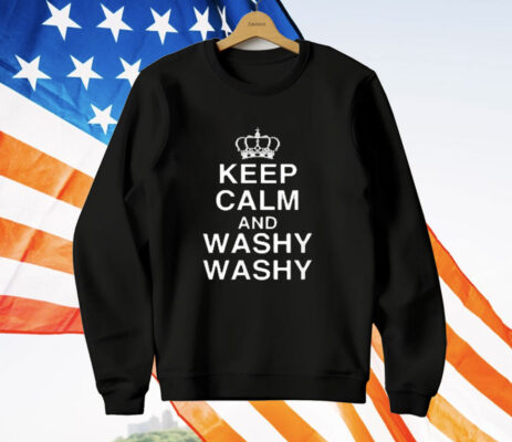 Keep Calm And Washy Washy Funny Cruise Ship Novelty Gag Joke T-Shirt
