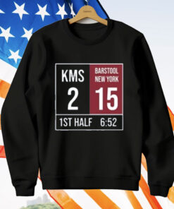 Kirk Comeback KMS 2 Barstool New York 15 1st Half T-Shirt