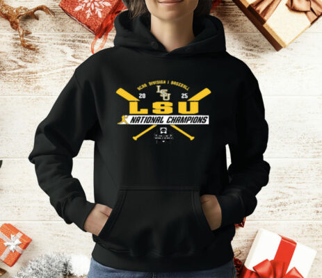 LSU Tigers Baseball National Champs 2025 MCWS Title T-Shirt