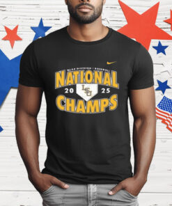 Lsu Tigers Nike 2025 Baseball National Champions T-Shirt