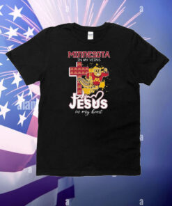 Minnesota Golden Gophers In My Veins Jesus In My Heart Mascot T-Shirt