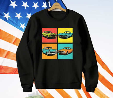 Muscle Cars Pop Art T-Shirt