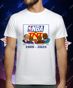 NBA On TNT Basketball TV Show 1989 2025 Caricatures Premium Youth T-Shirt