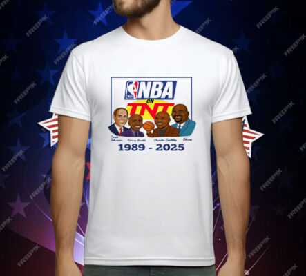 NBA On TNT Basketball TV Show 1989 2025 Caricatures Premium Youth T-Shirt