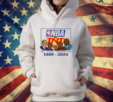 NBA On TNT Basketball TV Show 1989 2025 Caricatures Premium Youth T-Shirt
