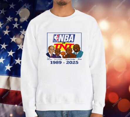 NBA On TNT Basketball TV Show 1989 2025 Caricatures Premium Youth T-Shirt
