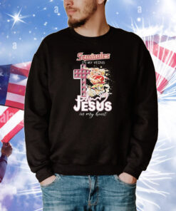 Official Florida State Seminoles In My Veins Jesus In My Heart Mascot T-Shirt