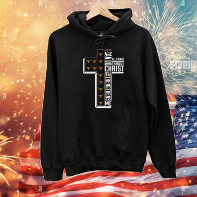 Official Texas Longhorns I Can Do All Through Christ Who Strengthens Me T-Shirt