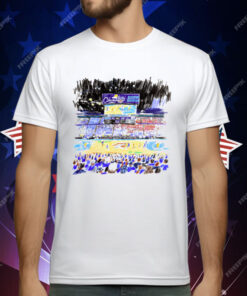 Oklahoma City Thunder Indiana Pacers Stadium Art T-Shirt