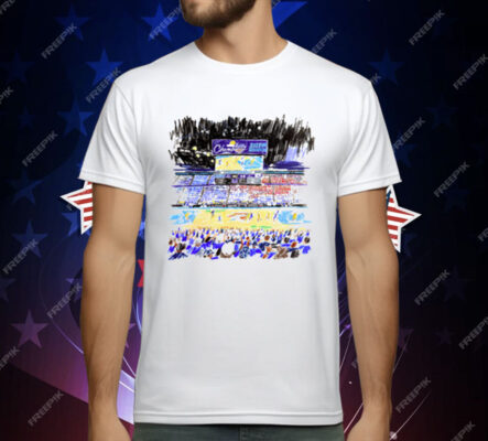 Oklahoma City Thunder Indiana Pacers Stadium Art T-Shirt