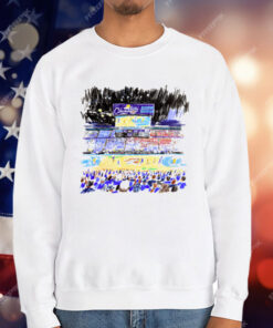 Oklahoma City Thunder Indiana Pacers Stadium Art T-Shirt