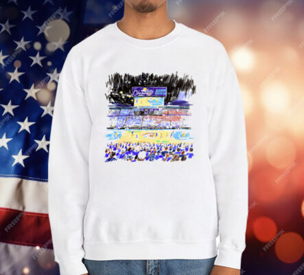 Oklahoma City Thunder Indiana Pacers Stadium Art T-Shirt