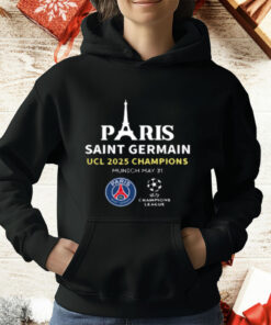 Paris Saint-Germain UCL 2025 Champions Munich May 31 T-Shirt