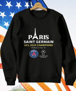 Paris Saint-Germain UCL 2025 Champions Munich May 31 T-Shirt