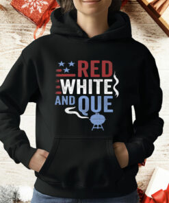 Red White and Que Patriotic BBQ Gifts Premium T-Shirt