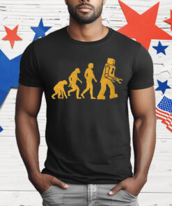 Robot Evolution Big Bang Theory T-Shirt