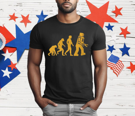 Robot Evolution Big Bang Theory T-Shirt
