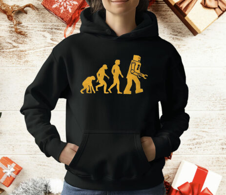 Robot Evolution Big Bang Theory T-Shirt