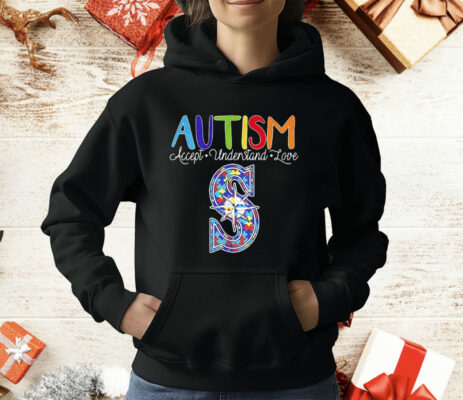 Seattle Mariners Autism Accept Understand Love T-Shirt