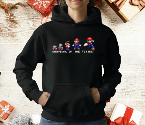 Survival Of The Fittest Mario T-Shirt