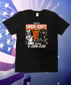 Taco Emergency Dial 9 Juan Juan Skeleton T-Shirt