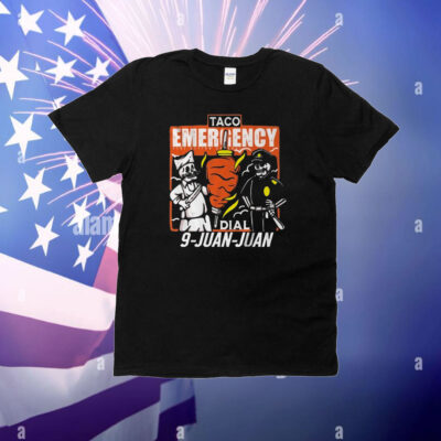 Taco Emergency Dial 9 Juan Juan Skeleton T-Shirt