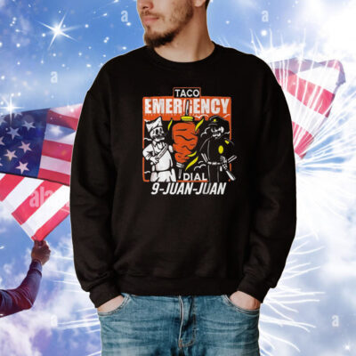 Taco Emergency Dial 9 Juan Juan Skeleton T-Shirt