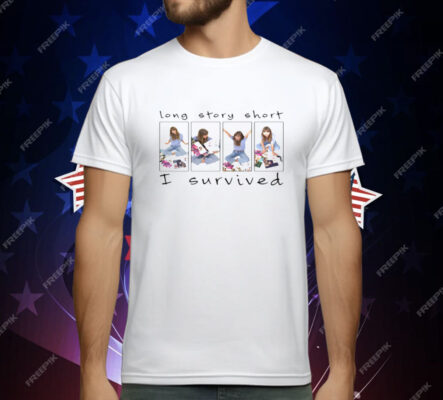 Taylor Swift Long Story Short I Survived Premium Youth T-Shirt