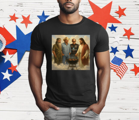 The Real Gang Meetup In Heaven Phil Robertson Dale Earnhardt Toby Keith T-Shirt