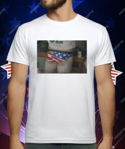 US Flag Underwear Meme T-Shirt