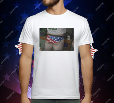 US Flag Underwear Meme T-Shirt