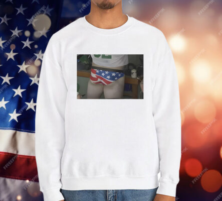 US Flag Underwear Meme T-Shirt