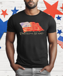 United We Stand USA Flag Retro T-Shirt