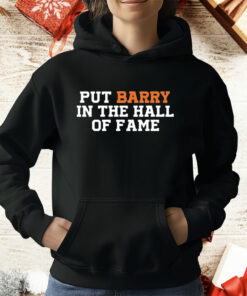 Anthony Garcia Wearing Put Barry In The Hall Of Fame T-Shirt