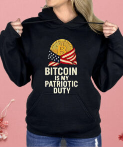 Bitcoin Is My Patriotic Duty Shirt