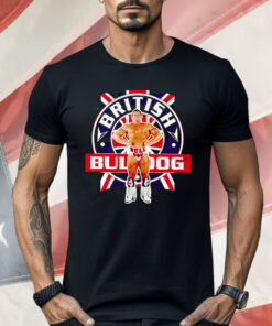 British Bulldog WWE Flag Shirt