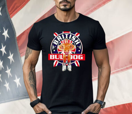 British Bulldog WWE Flag Shirt