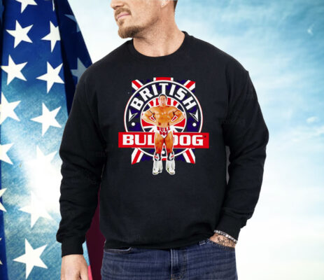 British Bulldog WWE Flag Shirt