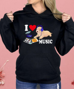 Camiseta I Love Music Dog 2 Shirt