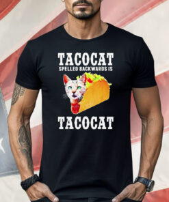 Cat Tacocat Spelled Backwards Is Tacocat Shirt