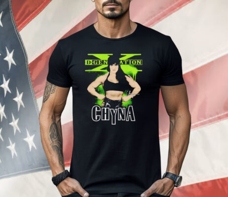 D-Generation X Chyna WWE Pose Shirt