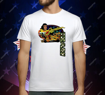 Eddie Jordan F1 Team Racing Car Art T-Shirt