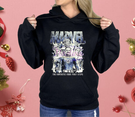 Fantastic Four First Steps Marvel Disneyland Superhero Comic Shirt 
