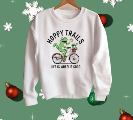 Frogs Hoppy Trails Life Is Wheelie Good Shirt 